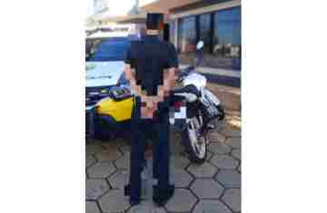 Quedas – Homem é preso e motocicleta é apreendida